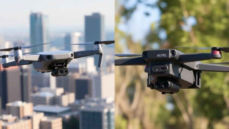 DJI drone versus Autel drone comparison